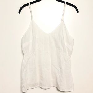 Anthropologie White Linen Shirt